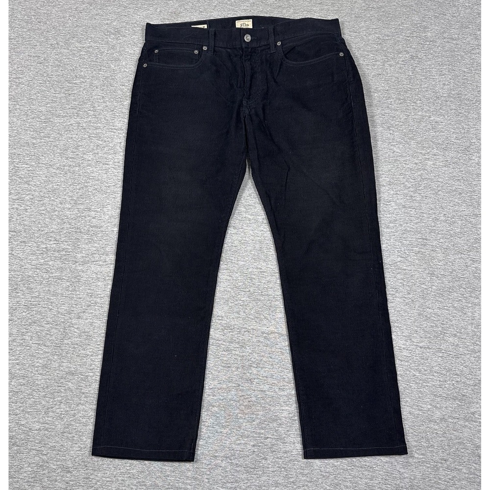J. Crew Pants Mens 34x30 Tag (34x28 Fit) Blue Corduroy 484 Slim Preppy City